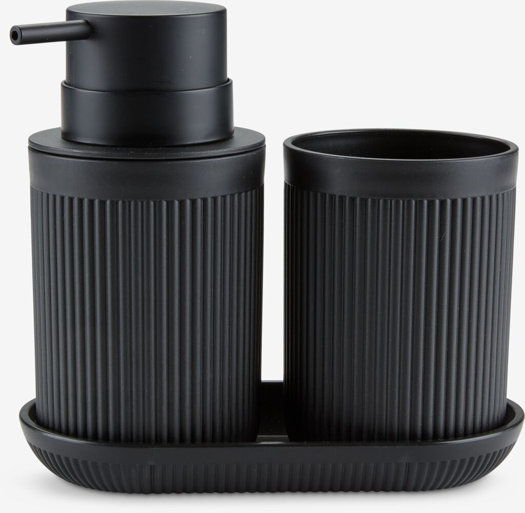 Set za kupatilo LINDSSDAL 3kom/set crna