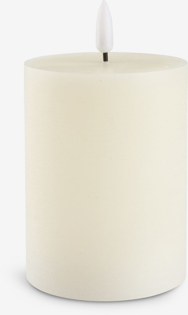 LED svijeća DANTE Ø8xV10cm prljavo bijela