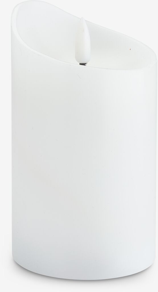 LED svijeća NICOLAI Ø8xV13cm bijela