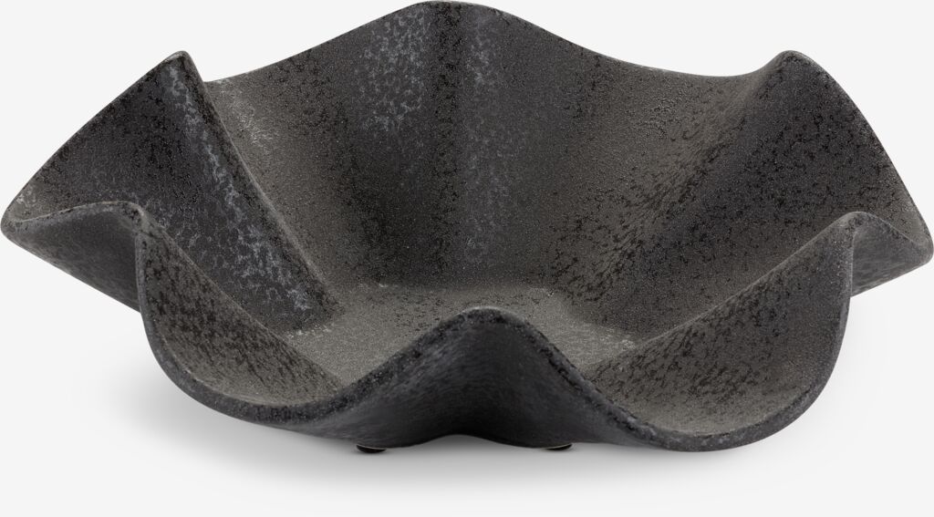 Ukrasna činija BRUNO Ø30xV10cm crna