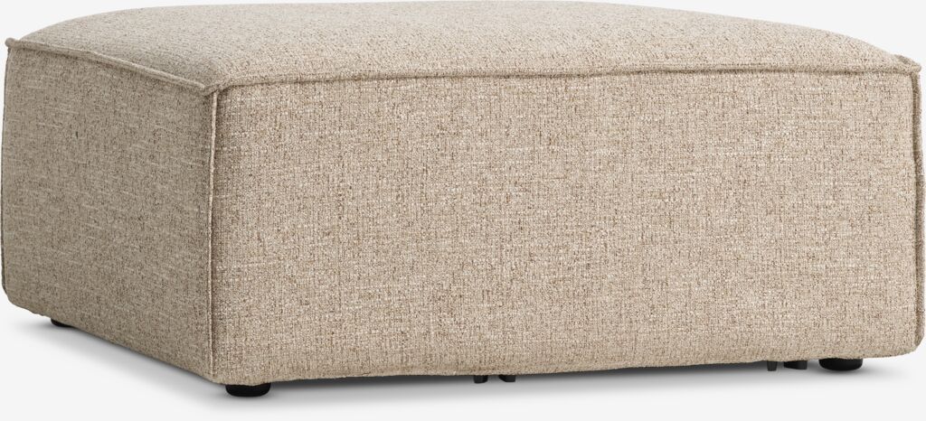 Sofa modul SKIBBY lenjivac/tabure pijesak tkanina