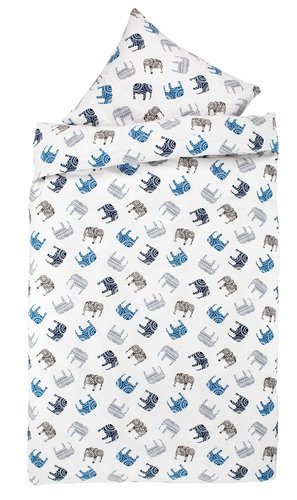Posteljina ESTELLE 140x200/50x70/75 cm plava